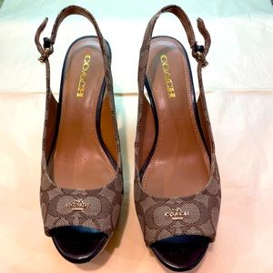 Coach Wedges, Size 8.5